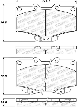 Picture of StopTech Street Brake Pads - Front