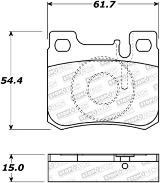 Picture of StopTech Street Brake Pads - Front