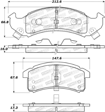 Picture of StopTech Street Brake Pads - Front