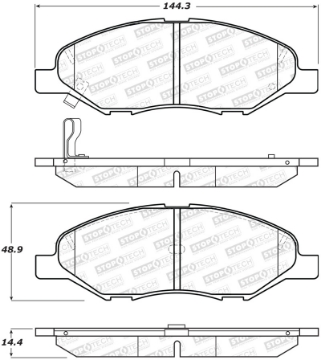 Picture of StopTech Street Brake Pads - Front