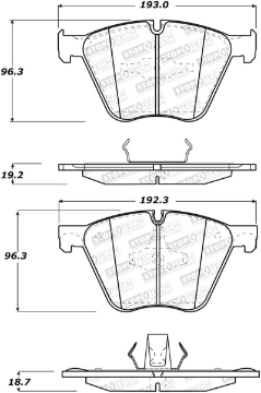 Picture of StopTech Street Brake Pads - Front-Rear