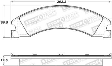 Picture of StopTech Street Brake Pads - Front-Rear