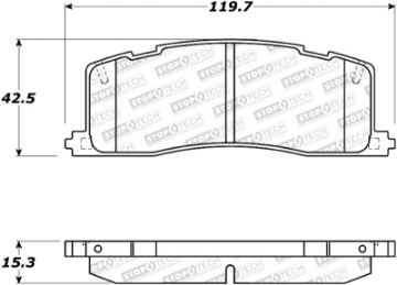 Picture of StopTech Street Brake Pads - Front-Rear