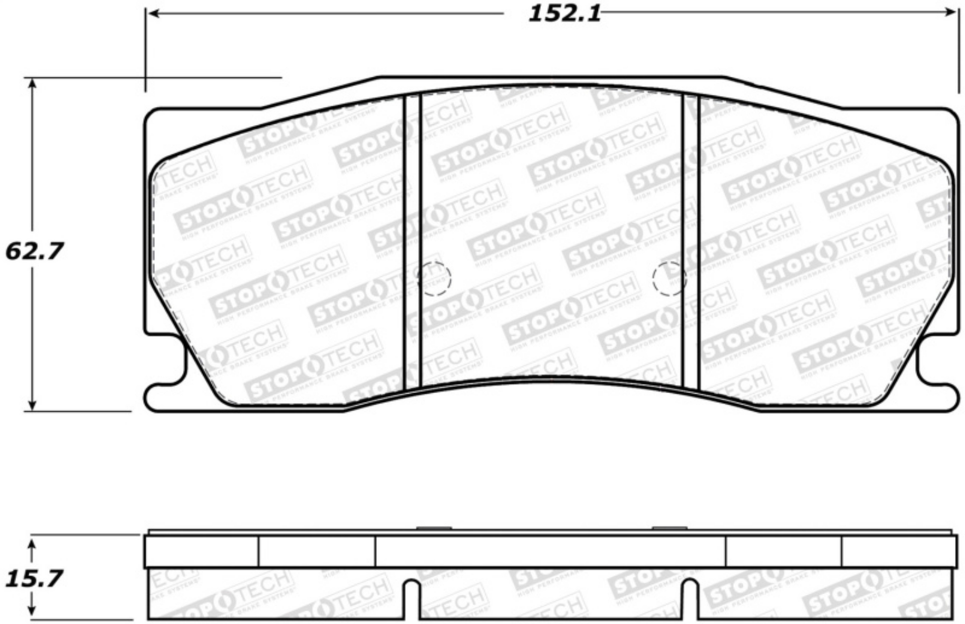 Picture of StopTech Street Brake Pads - Rear