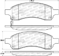 Picture of StopTech Street Brake Pads - Rear