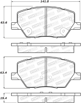 Picture of StopTech Street Brake Pads - Rear