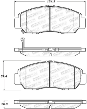 Picture of StopTech Street Brake Pads - Rear
