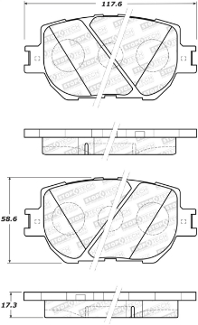 Picture of StopTech Street Brake Pads - Rear