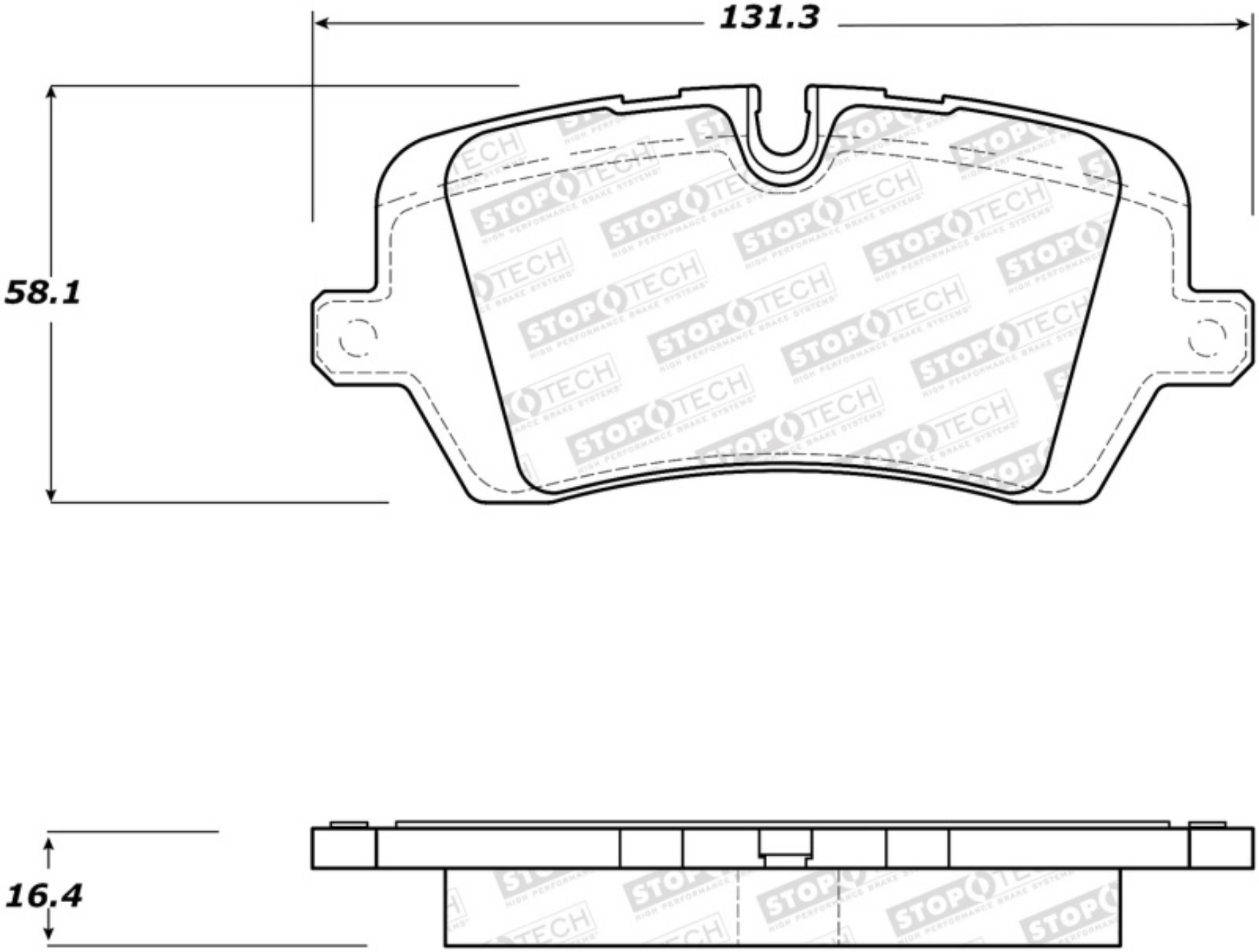 Picture of StopTech Street Brake Pads - Rear