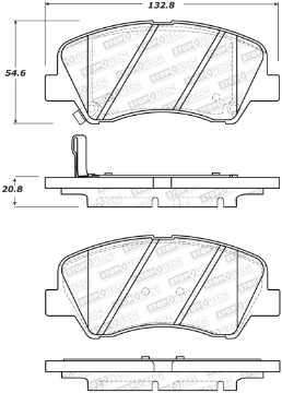Picture of StopTech Street Brake Pads - Rear