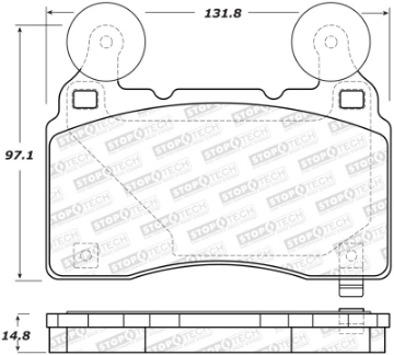 Picture of StopTech Street Brake Pads - Rear