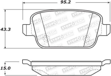 Picture of StopTech Street Brake Pads - Rear