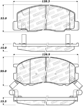 Picture of StopTech Street Brake Pads - Rear