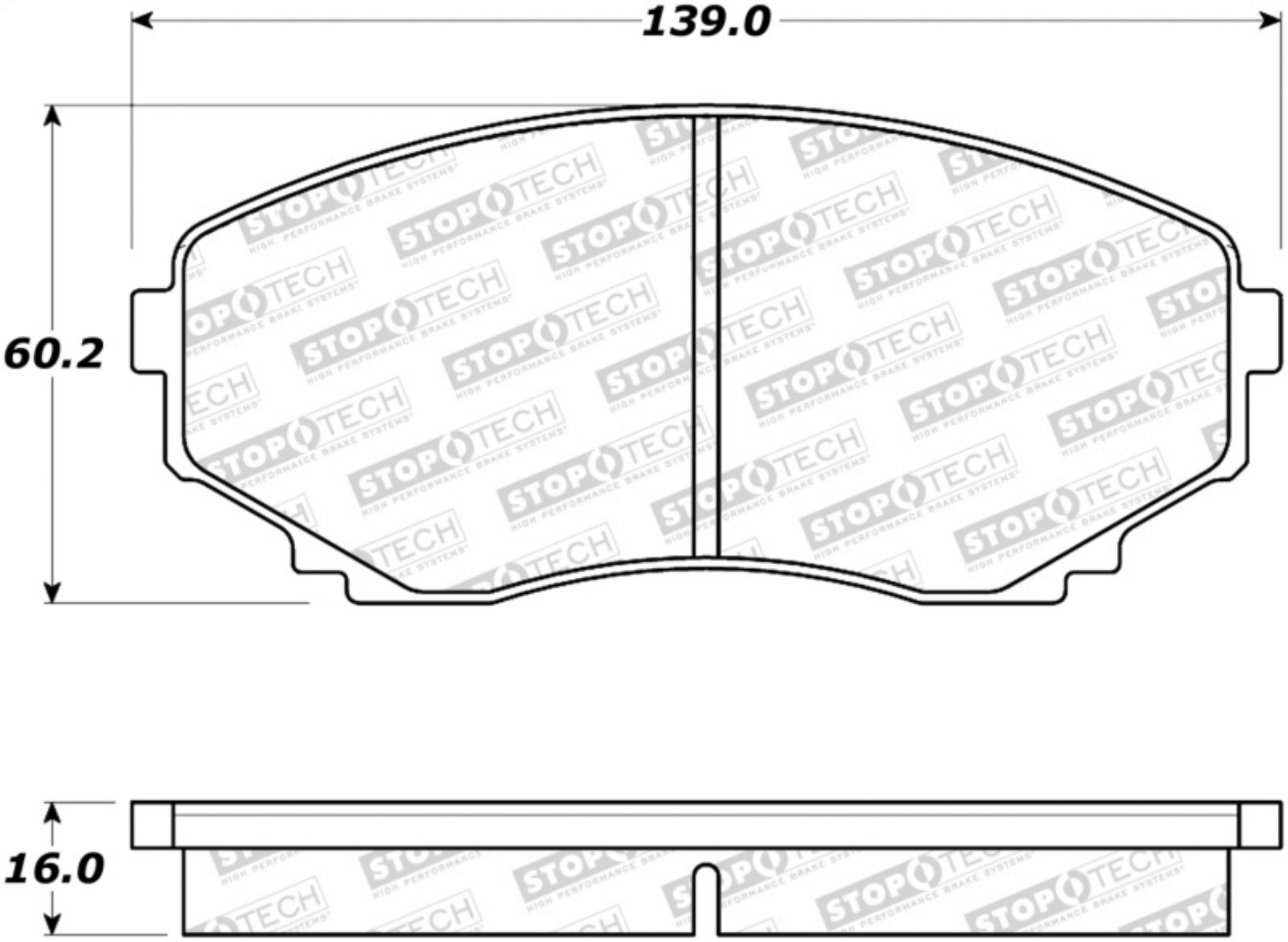 Picture of StopTech Street Brake Pads - Rear