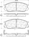 Picture of StopTech Street Brake Pads - Rear