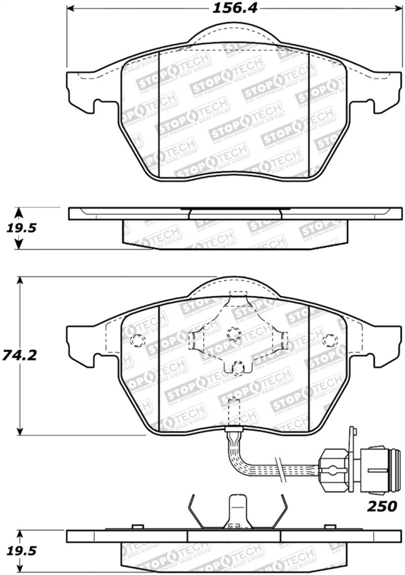 Picture of StopTech Street Brake Pads - Rear