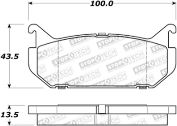 Picture of StopTech Street Brake Pads - Rear