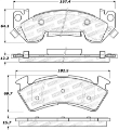 Picture of StopTech Street Brake Pads - Rear