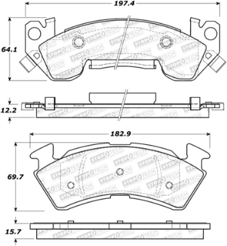 Picture of StopTech Street Brake Pads - Rear