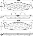 Picture of StopTech Street Select Brake Pads