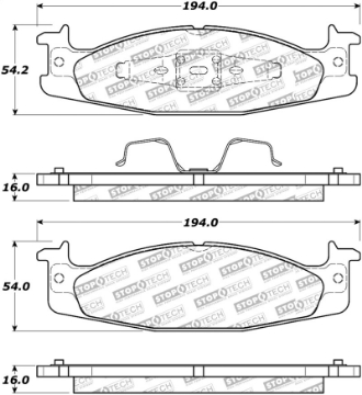 Picture of StopTech Street Select Brake Pads