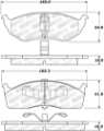 Picture of StopTech Street Select Brake Pads