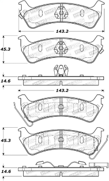 Picture of StopTech Street Select Brake Pads
