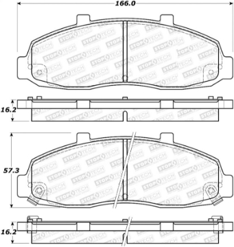 Picture of StopTech Street Select Brake Pads