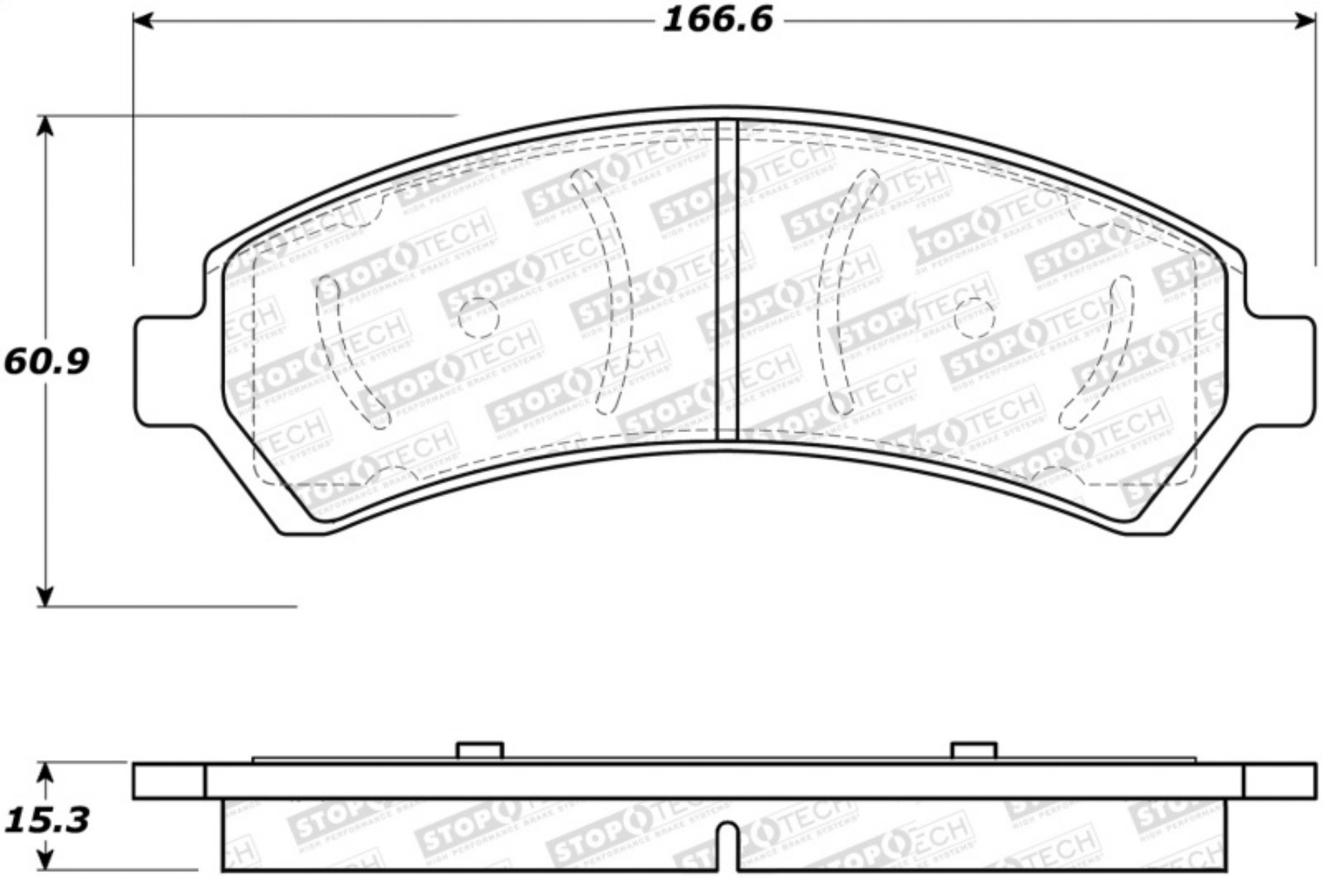 Picture of StopTech Street Select Brake Pads