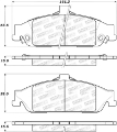 Picture of StopTech Street Select Brake Pads