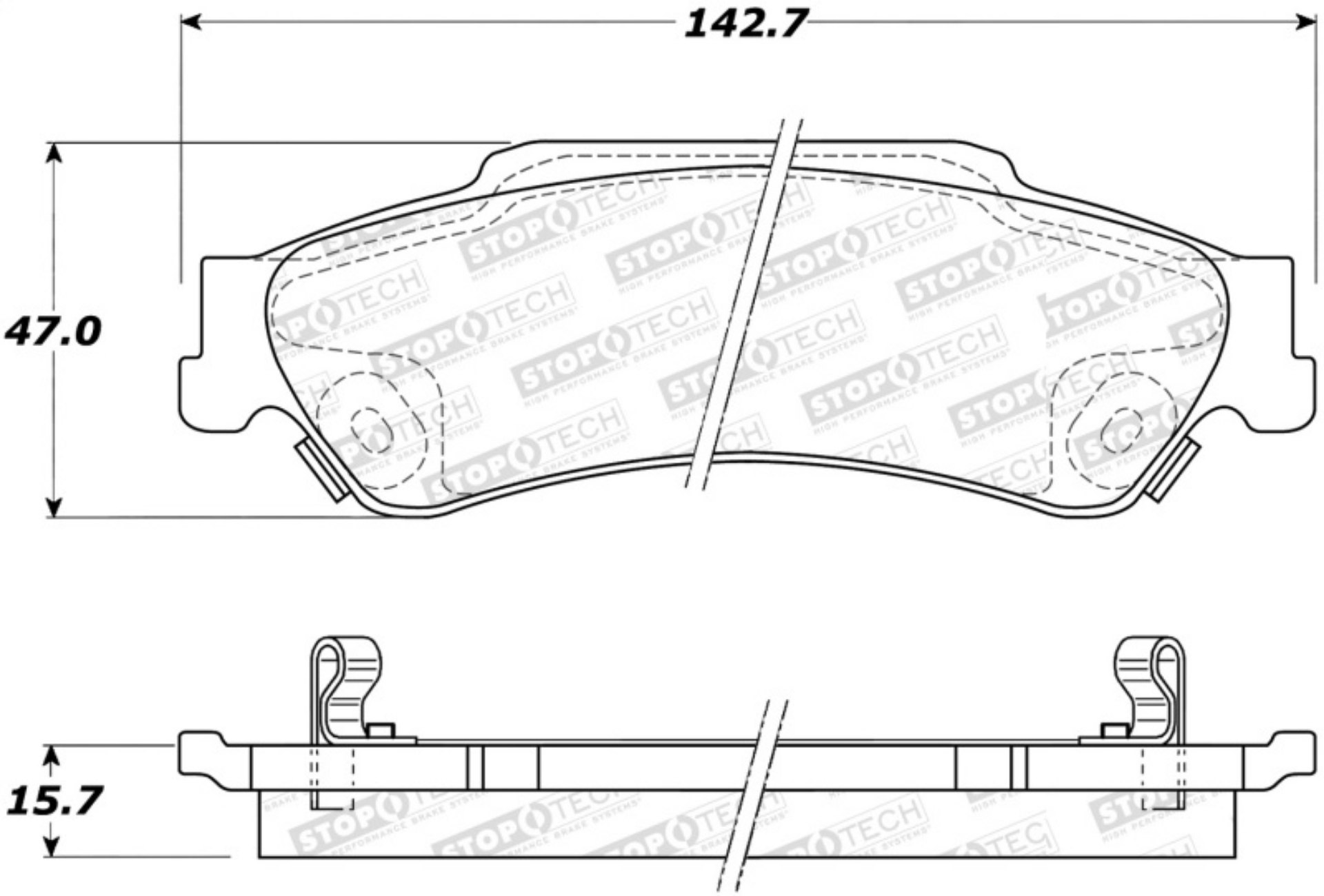 Picture of StopTech Street Select Brake Pads