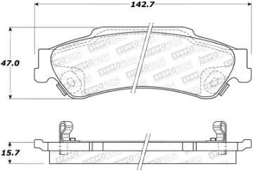 Picture of StopTech Street Select Brake Pads