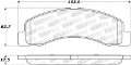 Picture of StopTech Street Select Brake Pads