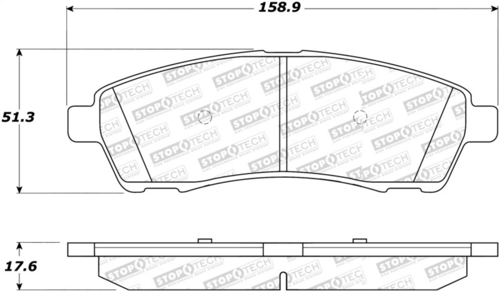 Picture of StopTech Street Select Brake Pads