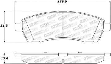 Picture of StopTech Street Select Brake Pads