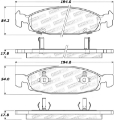 Picture of StopTech Street Select Brake Pads
