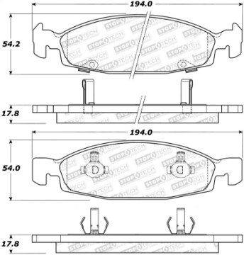 Picture of StopTech Street Select Brake Pads