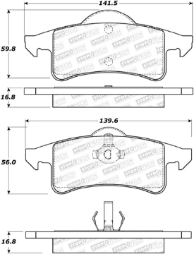 Picture of StopTech Street Select Brake Pads