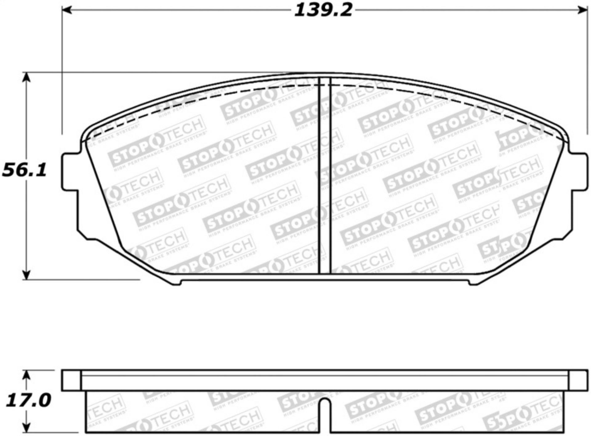 Picture of StopTech Street Select Brake Pads