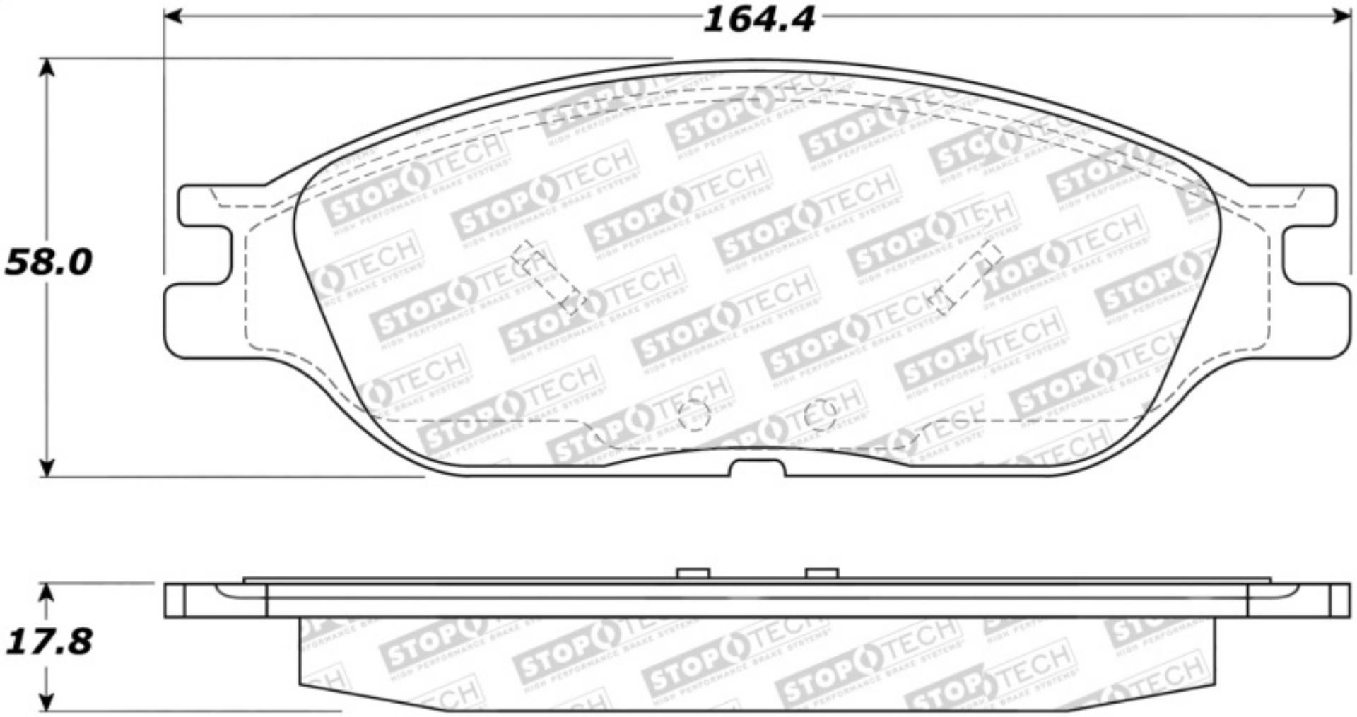 Picture of StopTech Street Select Brake Pads