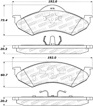 Picture of StopTech Street Select Brake Pads