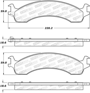 Picture of StopTech Street Select Brake Pads