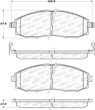 Picture of StopTech Street Select Brake Pads