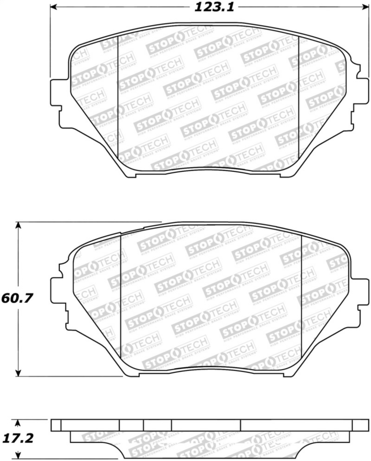 Picture of StopTech Street Select Brake Pads