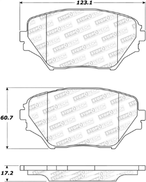 Picture of StopTech Street Select Brake Pads