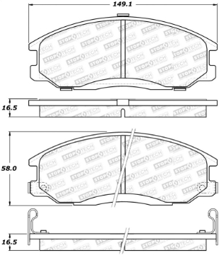 Picture of StopTech Street Select Brake Pads
