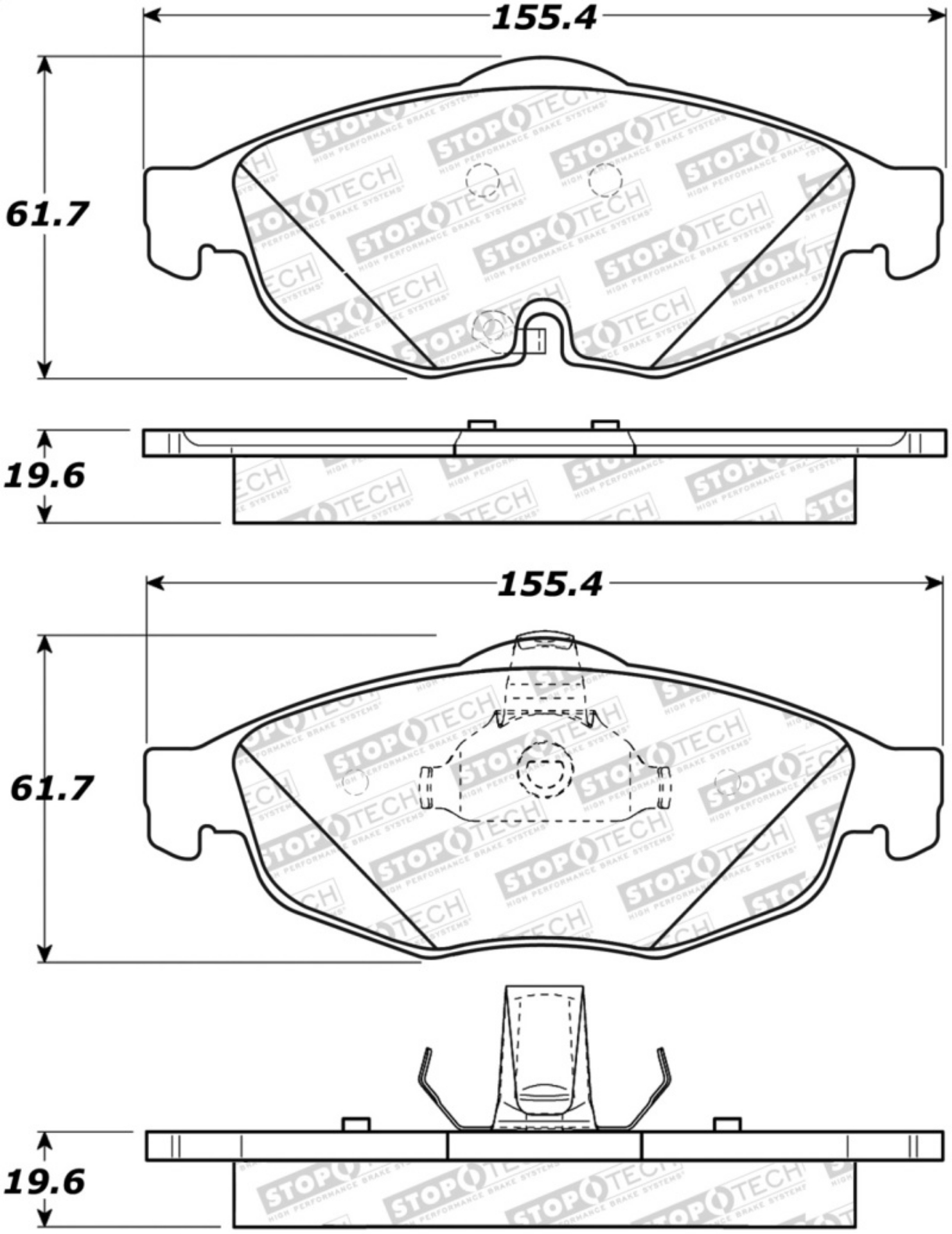 Picture of StopTech Street Select Brake Pads