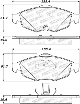 Picture of StopTech Street Select Brake Pads