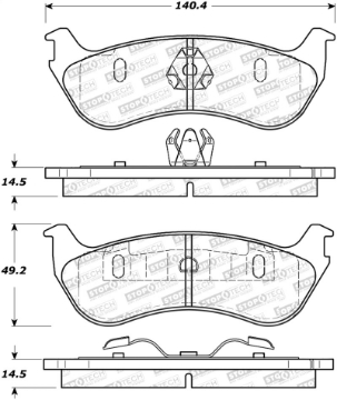 Picture of StopTech Street Select Brake Pads