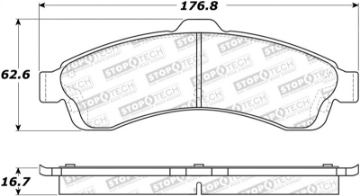 Picture of StopTech Street Select Brake Pads